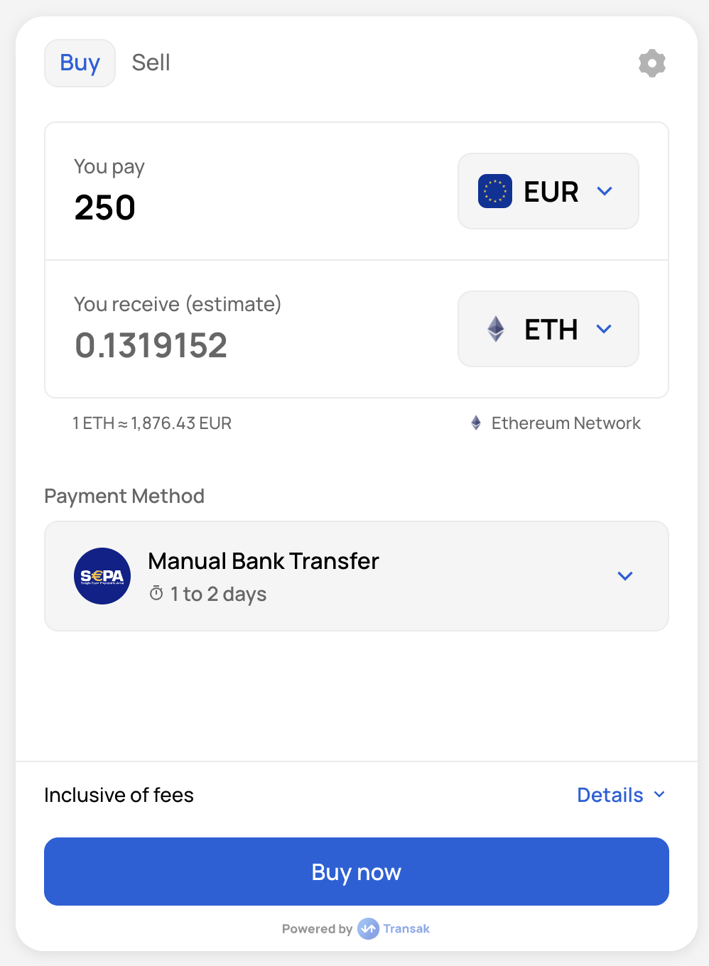 Exchange Screen
